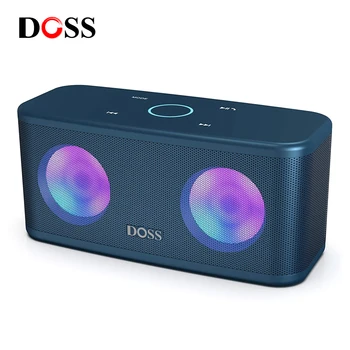 DOSS Brezžični Zvočnik Bluetooth Zvok Polje SoundBox Plus Dotik Contorl Stereo Bas TWS Music Box Prenosni Zvočnik za PC Računalnik