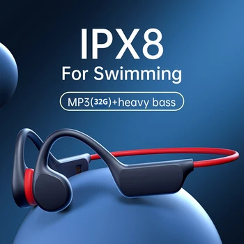 Original Kostne prevodnosti Bluetooth IPX8 Vodotesne slušalke držalo za uho slušalke nepremočljiva in znoj dokaz za plavanje