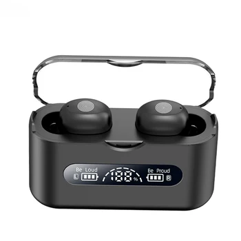 Q8 Bluetooth Slušalk, Slušnih športih na Prostem Brezžične Slušalke 5.2 Polnjenje primeru Vklop, zaslon na dotik za nadzor slušalke Bluetooth