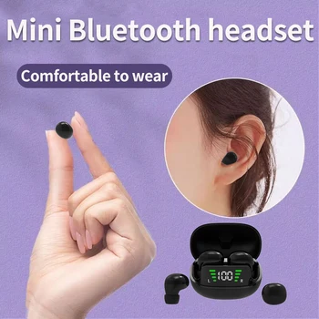 Mini 5.3 Brezžične Bluetooth Slušalke Nevidno Slušalke Z Mikrofonom HiFi Glasbeni Slušalke Nepremočljiva Čepkov Mobilni Telefon Univerzalni