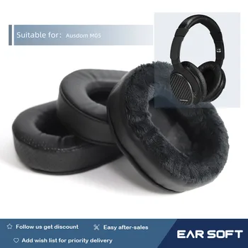Earsoft Zamenjava Uho Blazine Blazine za Ausdom M05 Slušalke Slušalke Earmuff Primeru Rokav Dodatki