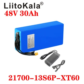 LiitoKala 48V 30ah 21700 5000mAh 13S6P ebike baterije 20A BMS 48v baterija Litij-ionska Baterija Za Električno kolo, Električni Skuter