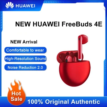 Original Huawei Slušalke Freebuds4E Pravi Brezžični Bluetooth Šport, Glasbo, slušalke semi-v-uho za Aktivno Zmanjševanje Hrupa FreeBuds4E
