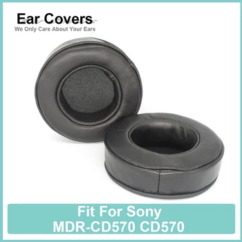 MDR-CD570 CD570 Earpads Za Sony Slušalke Ovčje kože Mehko Udobno Earcushions Pena Blazine