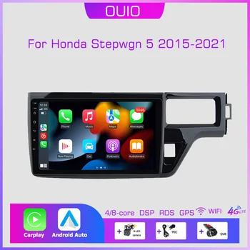 2din Android Avto Radio Multimedijski Predvajalnik Carplay Auto GPS Navigacija DSP BT Za Honda Stepwgn 5 2015 2016 2017 2018-2021
