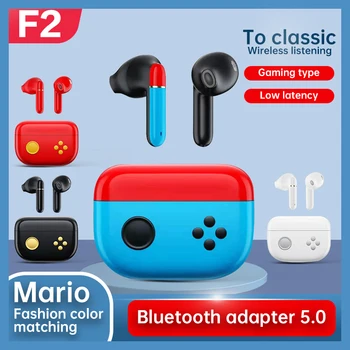 Gaming Slušalke z Mikrofonom TWS Bluetooth Res brezžične slušalke 5.0 45ms Nizke Latence Aktivno odstranjevanje Šumov gaming čepkov