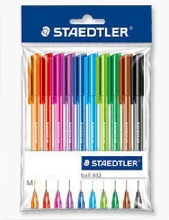 Barvne kemični svinčniki Trikotnik, svinčnik 10 barv nastavite brezplačna dostava