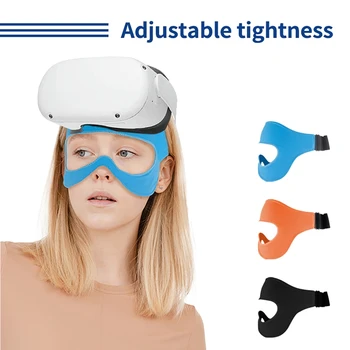 Močno Elastičnost VR Oči Masko za Oculus Quest 2 Virtualne Realnosti Slušalke Stroj Znoj Pasovih Dodatki