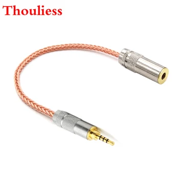 Thoulies HIFI Eno Crystal Baker 2,5 mm TRRS Uravnoteženo Moško 4,4 mm Uravnoteženo Ženski Audio Kabel 4.4 mm do 2,5 mm Bilance