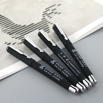 1000pcs/set Oglaševanje, promocija pero po meri logo QR kodo gel peresa, kemični svinčnik meri high-end poslovnih ogljikovih pero