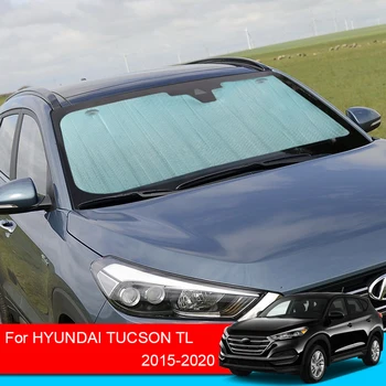 Za Hyundai Tucson TL 2015-2020 Avto Sončniki UV Zaščito Windows Zavese Sonce Odtenek Vizir Prednje Vetrobransko steklo Avtomobila Dodatki
