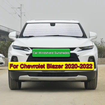 Avto Sončniki UV Zaščito Zavese Sonce Odtenek Vizir Vetrobransko steklo, Pokrov Zaščito Zasebnosti Pribor Za Chevrolet Blazer 2020-2022