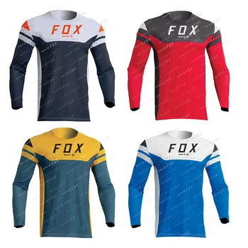 Moški Smuk Jersey BATFOX Motocikel Jersey MTB Offroad DH T-shirt Motokros Sportwear Kolesarske Dirke Kolesarski Dres