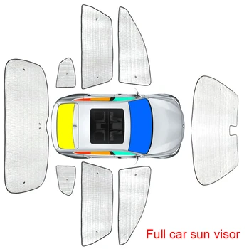 Avto Sončniki UV zaščitni Pokrov Za Volkswagen T-ROC 2017-2025 Strani Okna Zavese Sonce Odtenek Vetrobransko steklo, Vizir Avto Dodatki