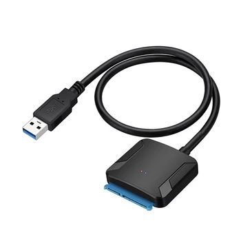USB 3.0 Na Adapter Pretvornik-Kabel USB3.0 Trdi Disk Kabel za 2.5 3.5 HDD SSD Adapter Kabel 45 cm/17,7 na