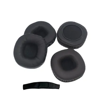 Zamenjava 1 Par Blazinic ali Glavo Za MARSHALL SREDI ANC Bluetooth Slušalke Blazinice za Ušesa Slušalke Pena Blazine, Črno rjava