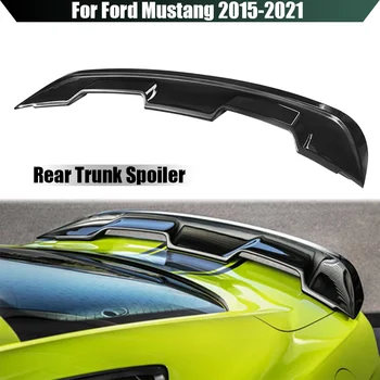 GT500 Slog Zadaj Prtljažnik Spojler Krilo Škorenj Ustnice Sijajni Black / Carbon Videz Za Ford Mustang 2015 2016 2017 2018 2019 2020 2021