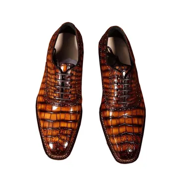 gete nov prihod moških obleko, čevlji moški krokodil usnja čevlji moški krokodil čevlji moški čevlji modni čevlji za prosti čas