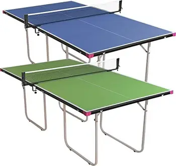 Ping Pong Mizo - 3/4 Velikosti namizni Tenis Tabelo - Prostor Ohranjevalnik Igra Miza za Igro Soba - Uredba Višina Ping Pong Mizo - Sturd