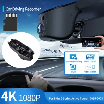 Full HD 4K 1080P Avto Wifi DVR Vožnje Video Snemalnik Dash Fotoaparat Night Vision Cam za BMW 1 2 Seriji Active Tourer 220i 7 Sedežev