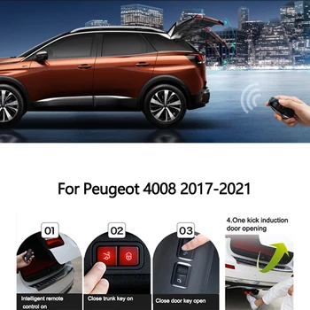 Avto Oprema Električna Rep Vrata Dvigala Za Peugeot 4008 2017-2021 Električna Vrata Prtljažnika Upravlja Trunk Elektronski