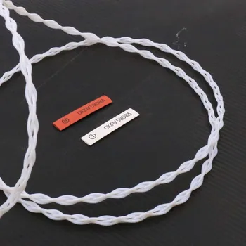 Trdna Čistega Srebra kabel, 0,4 mm 4 Žice Litz Kabel za avdio USB kabel RCA