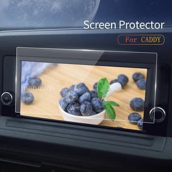 Avto Nalepke Screen Protector Za Carplay VW Caddy 2020 2022 Zaslon Kaljeno Steklo Zaščitno folijo Navigacija Auto Dodatki