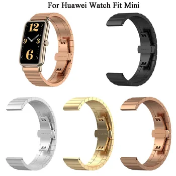 Iz nerjavečega Jekla Watch Band za HUAWEI TalkBand B6 B3 Govori Trak Za Huawei Watch Fit Mini Watchband Kovinska Zapestnica Manžeta