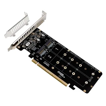 PCI Express 4.0 X16, 4 Vrata NVME RAID Card Adapter M KLJUČ NVME PCI-E Split Kartico 32Gbps Podporo 2230 2242 2260 2280 M. 2 NVME SSD
