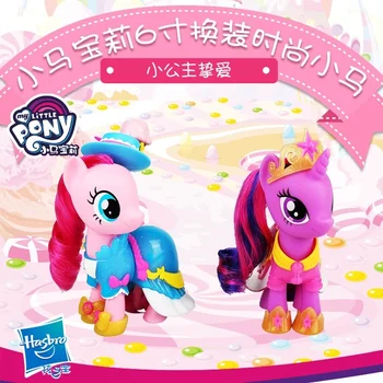 Hasbro Velike Moj Mali Ponys 6-palčni figuric-Igrač Lutka Somrak Iskrice Mezinec Pite Princesa Dekle Igrača Darilo
