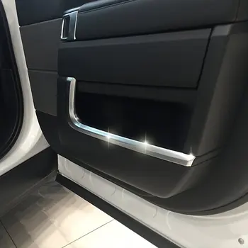 4pcs/set Avto Notranja Oprema Stranska Vrata Modeliranje Trim Za Land Rover Range Rover Sport 2014 2015 2016 2017 Styling ABS Chrome