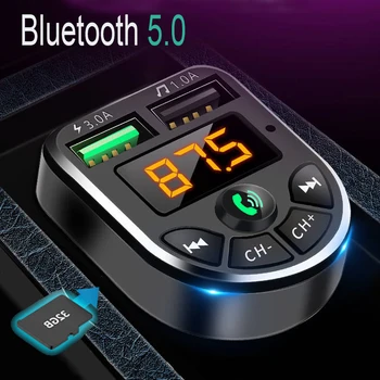 Bluetooth 5.0 MP3 Predvajalnik, Brezžični Audio Sprejemnik Dvojni USB 3.1 hitri Polnilnik Različica 5.0+EDR Hitro Polnilnik Prenosni Avdio Accessor