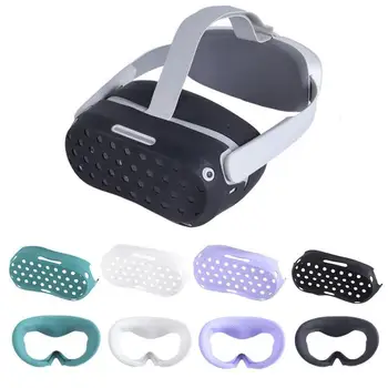 Silikonska Zaščitna torbica Za PICO 4 Masko Gostiteljice Kritje Anti-znoj, Prah-dokazilo Dihanje Udobno Zamenjava Vrat Zajema