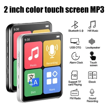 2023 Novih Najboljših MP3 Walkman Edition, Zaslon na Dotik, Bluetooth Predvajalnik Glasbe Namenjen Za Poslušanje Pesmi Pisatelj Čarobno P3P4